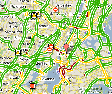 Google Maps Real Time Traffic Data