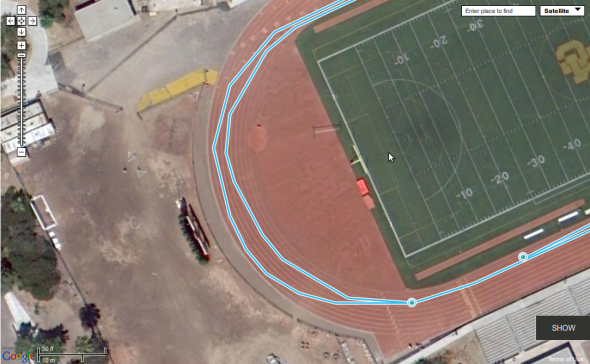 Endomondo Track Testing Pace Run Errors